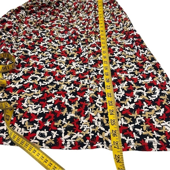 Alfred Dunner Womens Medium Butterfly Skirt Elastic Waist Midi Fairy Whimsical - Picture 6 of 6